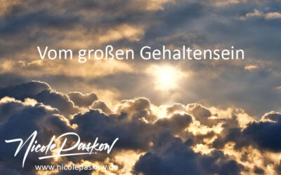 Advent 15 – Vom großen Gehaltensein