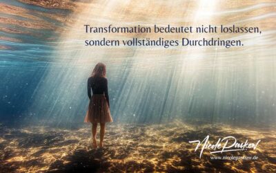 Transformation bedeutet nicht Loslassen – sondern vollständiges Durchdringen