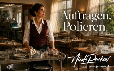 Auftragen.Polieren.